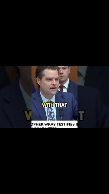 Investigating Compliance Incidents, Inspector General Findings #shorts #mattgaetz #christopherwray