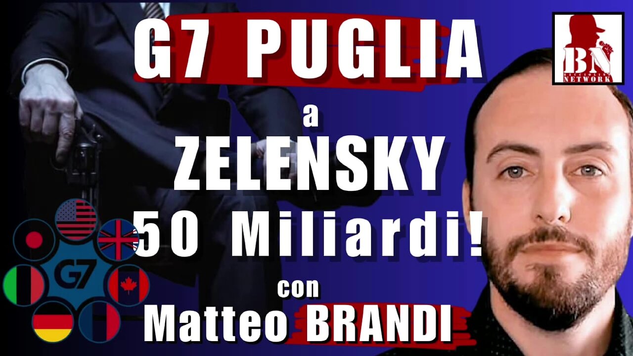 G7 Puglia, ZELENSKY Riceverà 50 MILIARDI