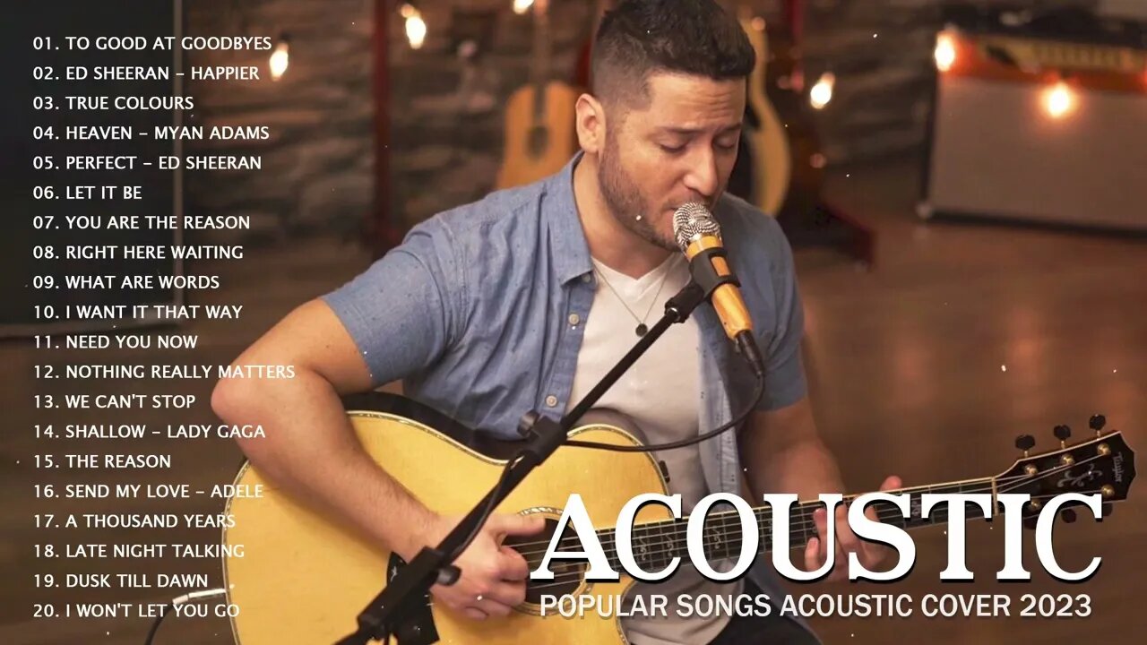 Popular Songs Acoustic Cover 2023 Top Guitar Love Songs Cover Best Acoustic Songs Collection