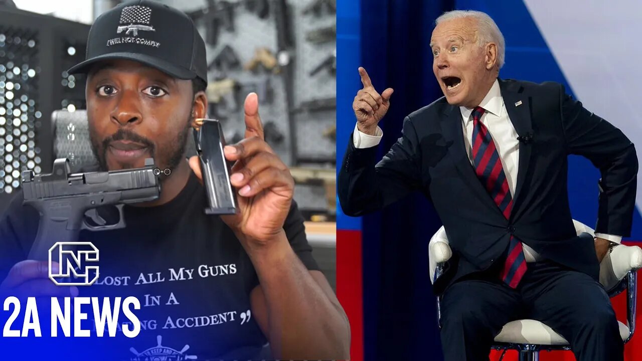 Joe Biden Says He Wants to Push to Ban 9mm Pistols