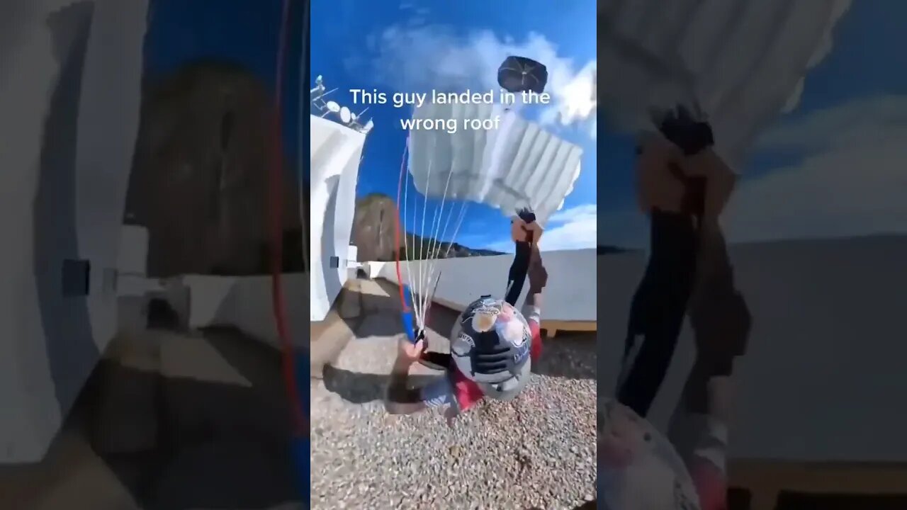 When you land on the wrong roof in Brazil!