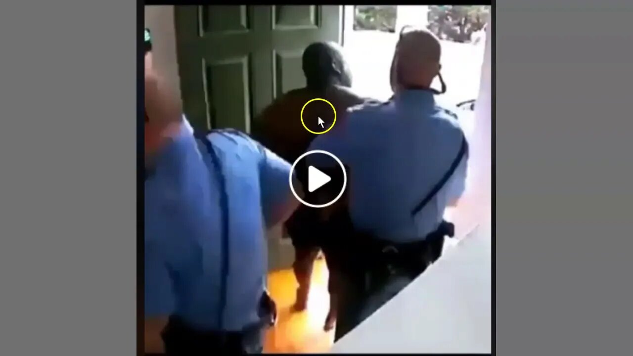 Home Owner Harassed By Cops In His Own House - This Is A Govt Abuse Issue Not A Color Issue