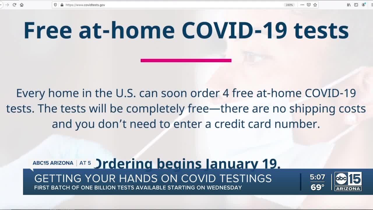 First batch of at-home COVID tests will be available later this week