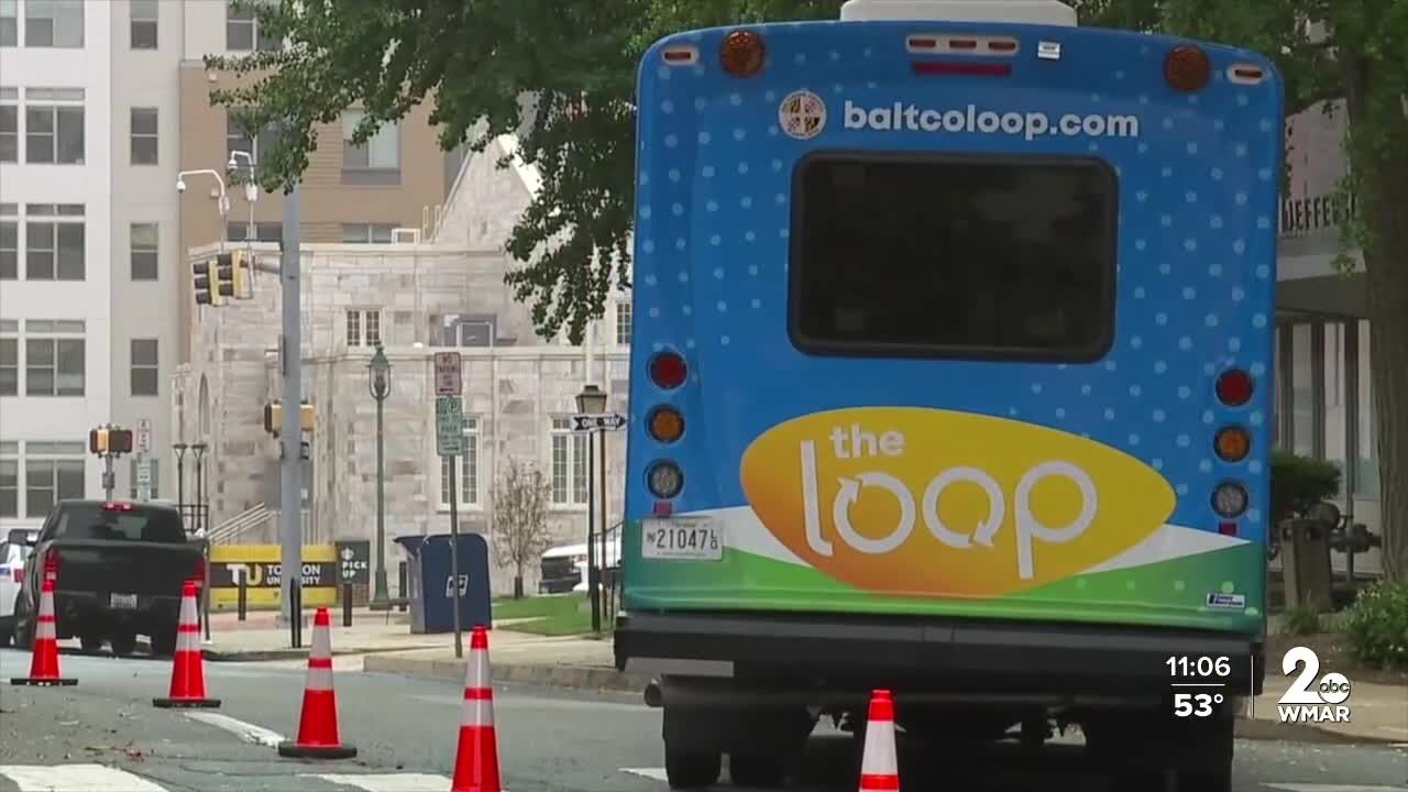 Towson's free ride 'The Loop' will soon be expanded to other Baltimore County areas