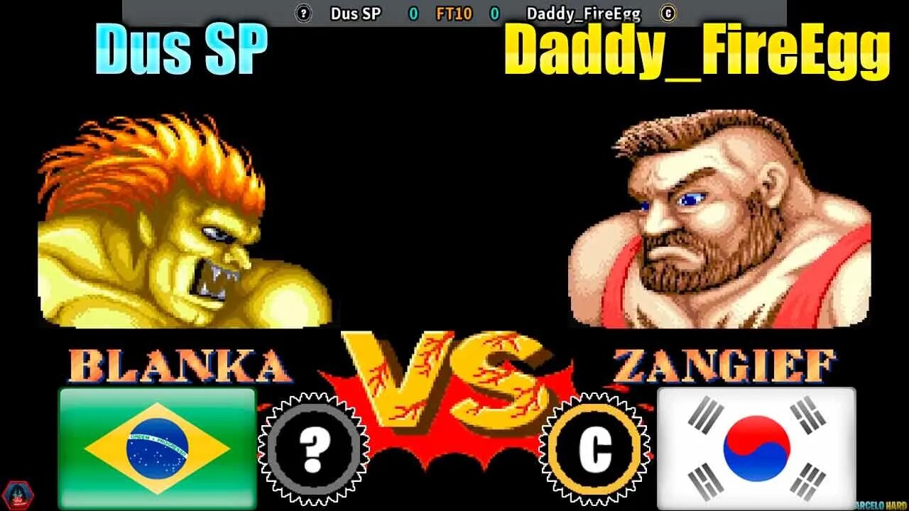 Street Fighter II: The World Warrior (Dus SP Vs. Daddy_FireEgg) [Brazil Vs. South Korea]