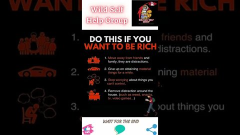 🔥Things you should do to get rich🔥#shorts🔥#wildselfhelpgroup🔥19 July 2022🔥