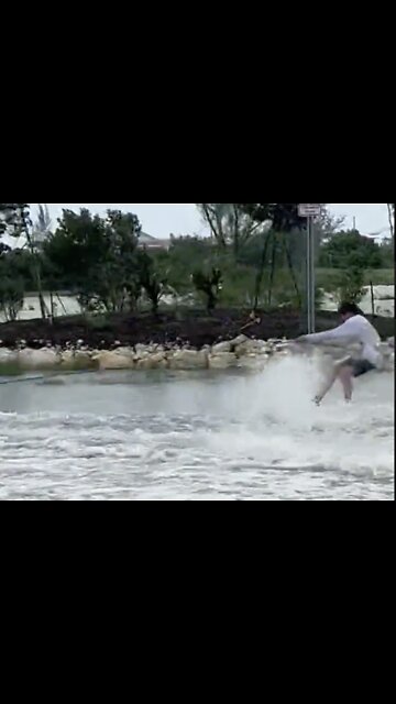 Florida Man Seen Wakeboarding on Flooded Streets as Hurricane Ian Approaches