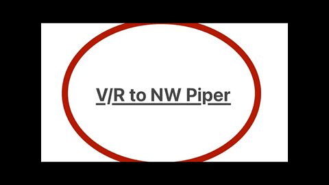 39. V/R to NW Piper GAW