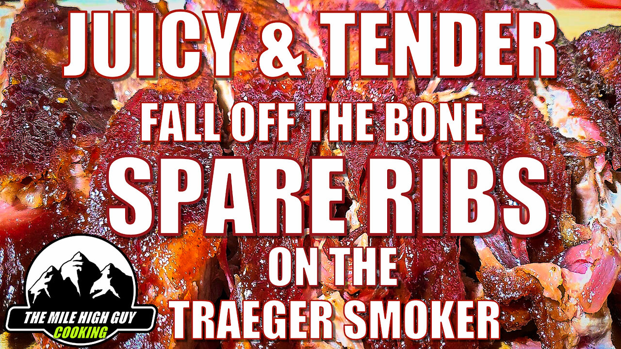 Fall Off The Bone Spare Ribs | Traeger Cooking