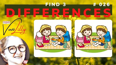 FIND THE THREE DIFFERENCES | # 026 | EXERCISE YOUR MEMORY