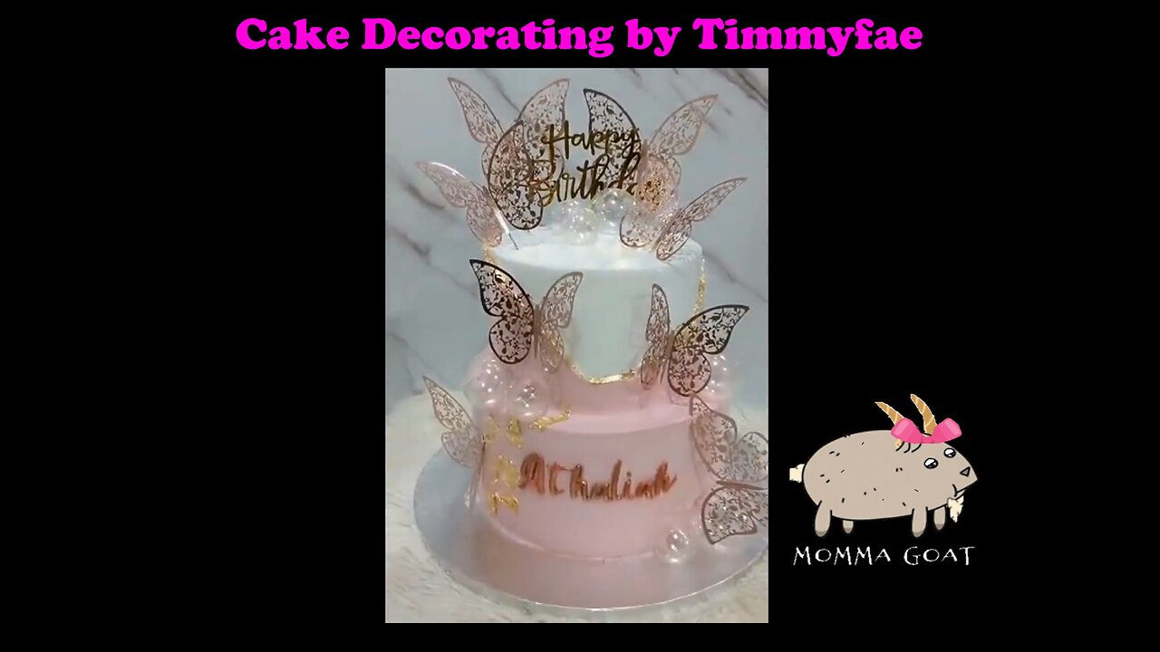 Decorating a Butterfly Cake - Fails and Clean Edits