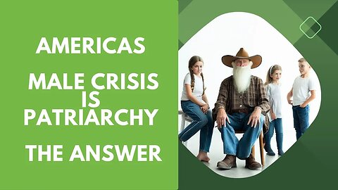 Americas Male crisis is patriarchy the answer