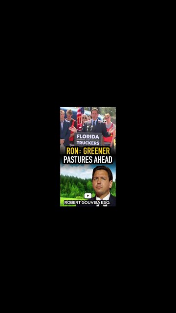 Ron DeSantis: Greener Pastures Ahead #shorts