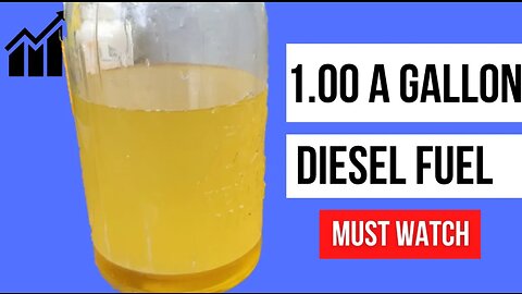 Making diesel fuel at home for under 1.00 a gallon