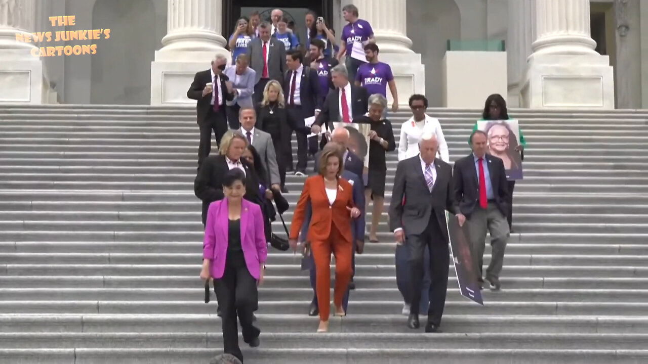 Their Democracy: Democrats descend to the people for delivering their talking points and get back upstairs.