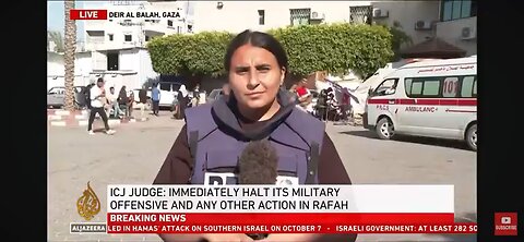 Journalist in Gaza: we haven't shared the news yet that the World Court has ordered Israel