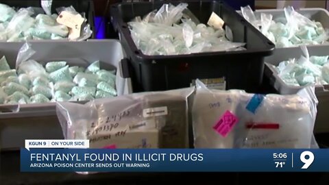 Fentanyl found in illicit drugs