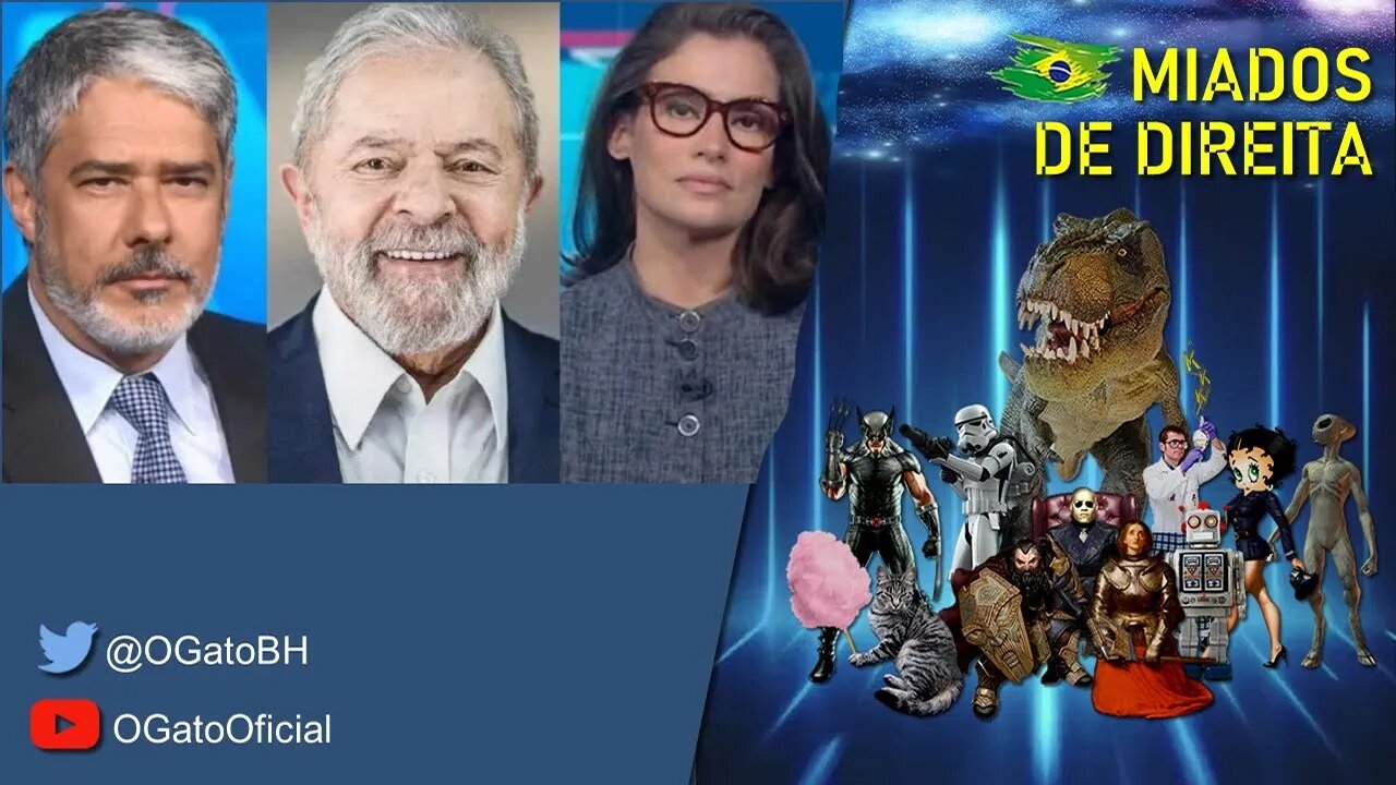 Miados de Direita- Pré-entrevista Lula no JN.