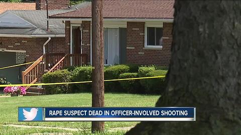 Rape suspect dead after exchanging gunfire with Akron police officers