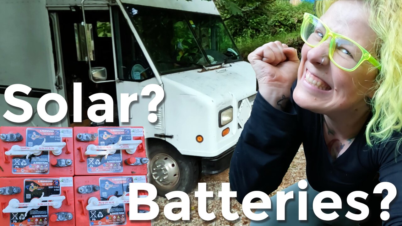 Batteries? Solar? Step Van Build? ALSO Freediving & Catch and Cook!