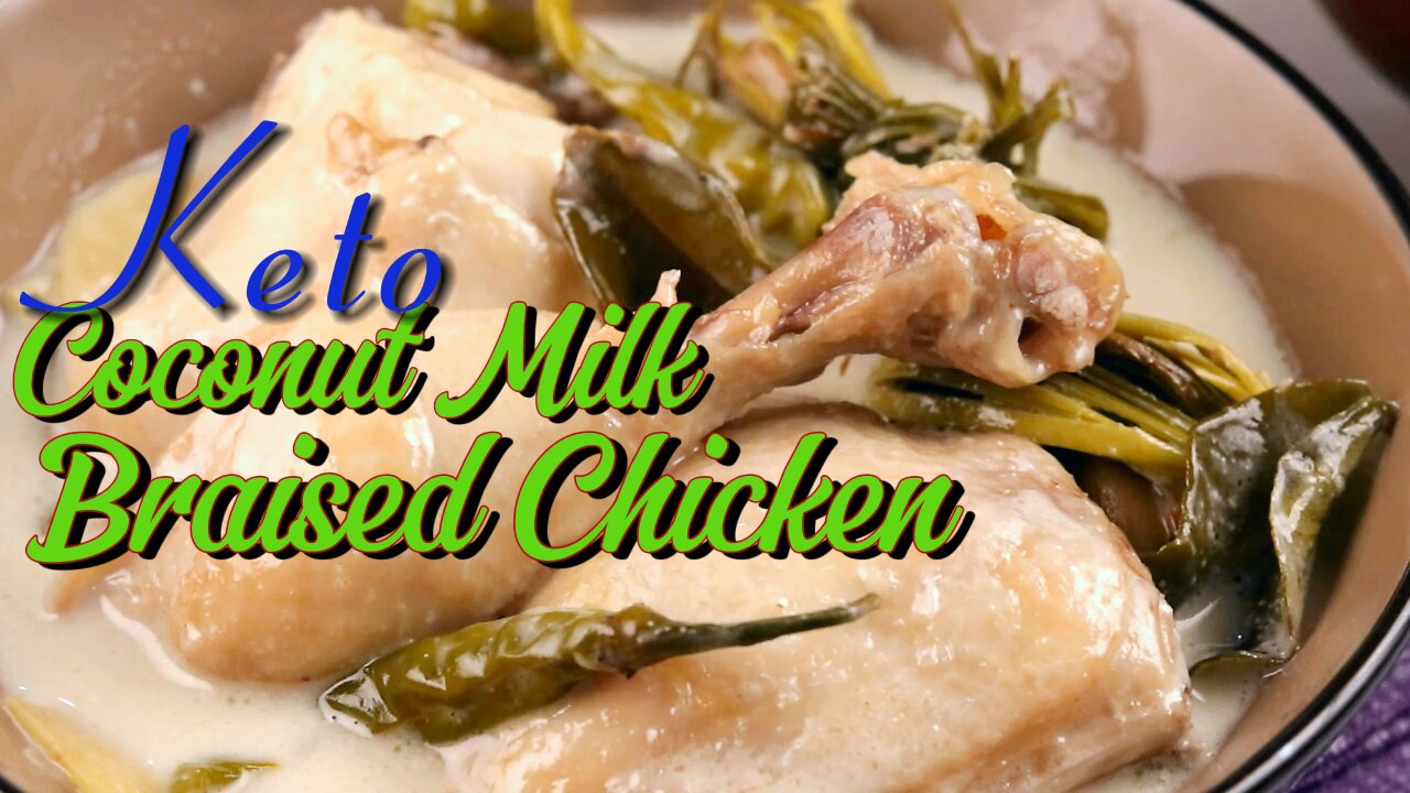 Coconut Bliss: The Ultimate Keto Chicken Braised in Creamy Coconut Milk!