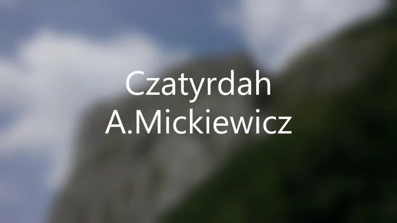 Czatyrdah - A.Mickiewicz sonet