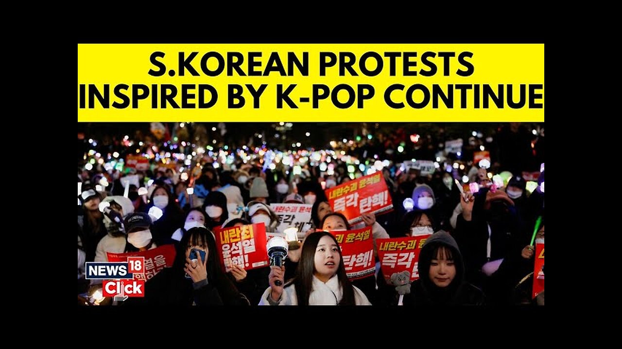 South Korea News | South Koreans Protests Continue Demanding Yoon's Impeachment | News18 | N18G