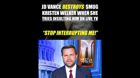 🔴🇺🇸JD Vance smokes CIA Media Again 🔥 @FollowsTheWhiteRabbit 🐇