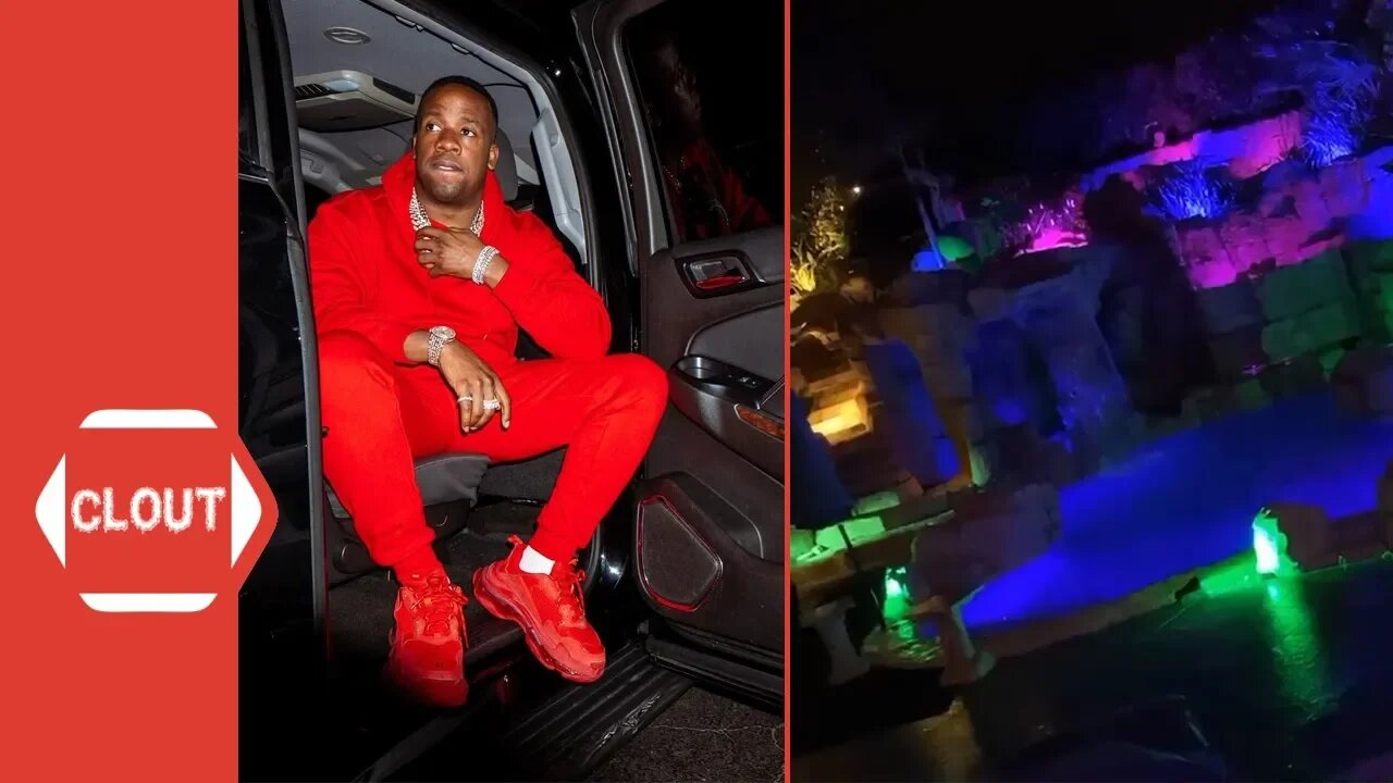 Yo Gotti Shows Off His Newly Purchased Mansion's Waterfall Pool Backyard!