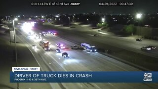 Driver killed in crash with city bus along I-10