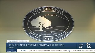 Poway City Council approves 'Poway Alert' tip line
