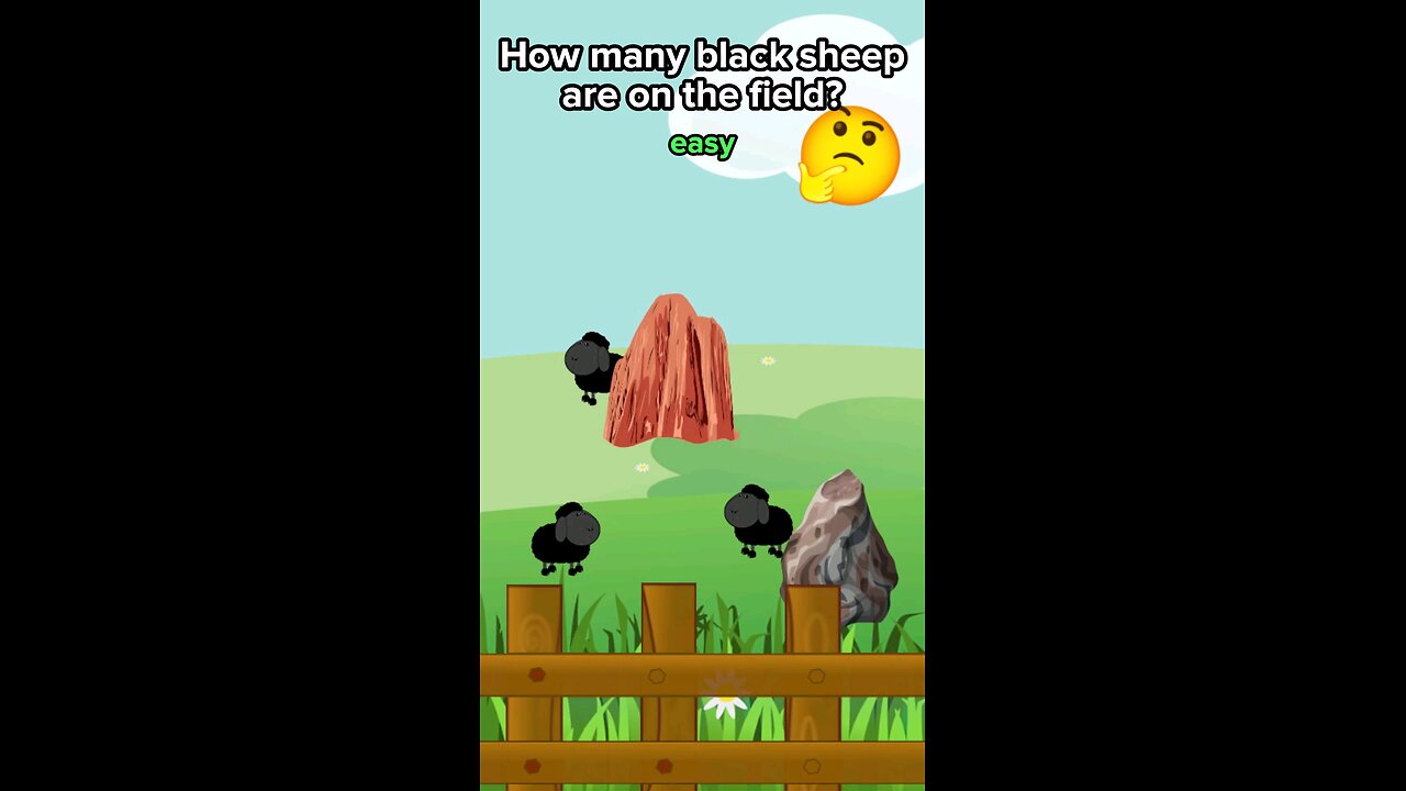 how many black sheep? #shorts #youtubeshorts