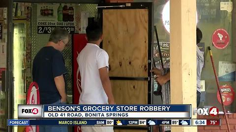 Lee Co. deputies investigating grocery store robbery