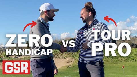 Scratch Golfer VS Tour Professional!