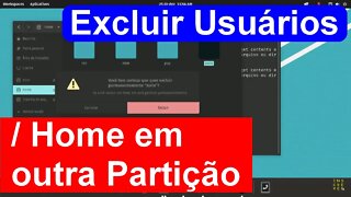 Como Excluir a Pasta de Usuário de outra Distro Linux