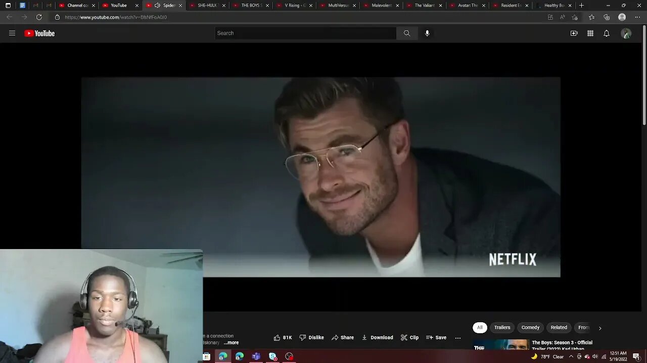 REACTION!!!Spiderhead | Chris Hemsworth | Official Trailer | Netflix