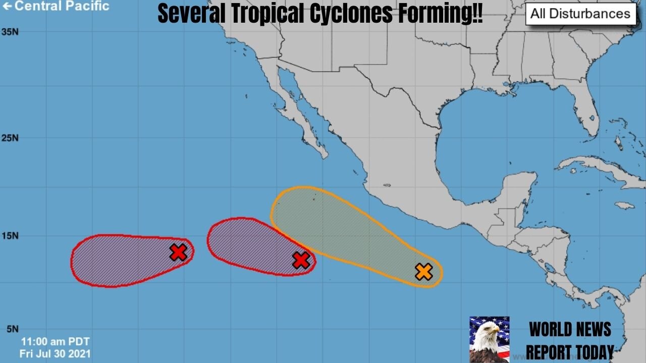 Several Tropical Cyclones Forming!!