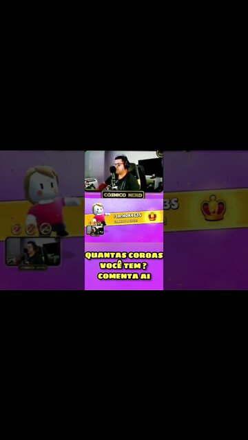 EAI SEU MITO ,QUANTAS COROAS VOCÊ TEM ? COMENTA AI E ME SEGUE #cosmiconerd #stumbleguys #foryoupage