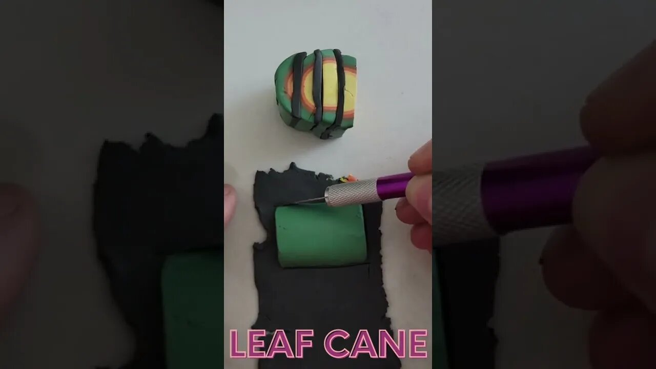 Polymer Clay Simple Leaf Cane