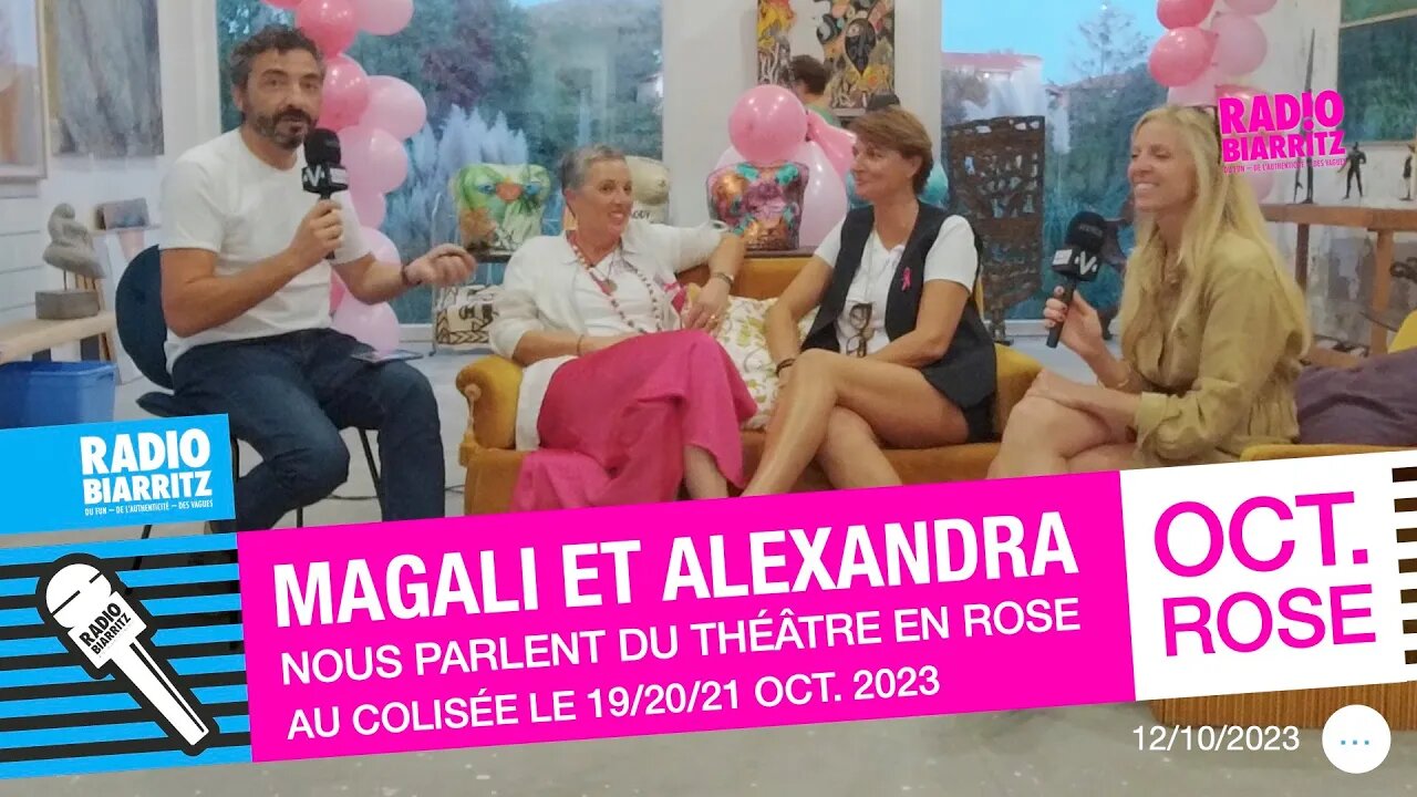 Magali et Alexandra nous parlent de Theatre en rose 2023