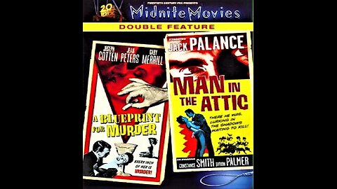 A BLUEPRINT FOR MURDER 1953 & MAN IN THE ATTIC 1953 Psycho Killers DOUBLE FEATURE