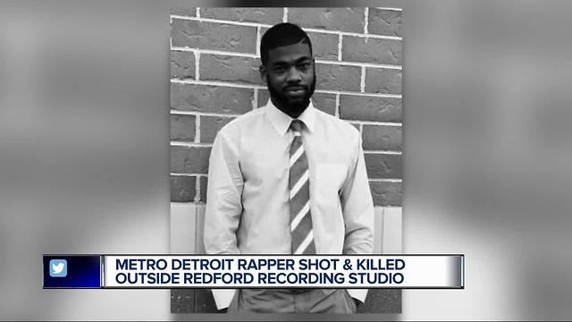 Metro Detroit rapper shot and killed outside Redford recording studio