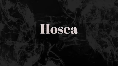 Introduction to Hosea