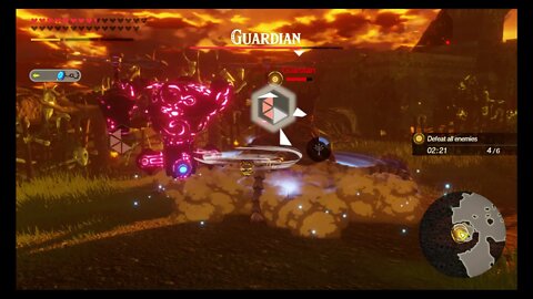 Hyrule Warriors: Age of Calamity - Challenge #150: Guardian Showdown (Very Hard)