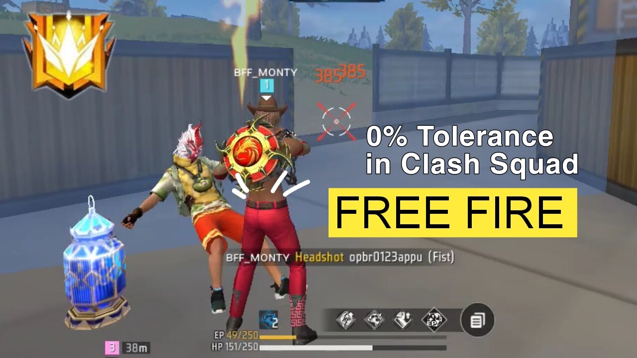 Free fire clash squad rank gameplay