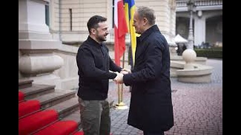 Zelenskyy meets Polish Prime Minister Tusk in Kyiv