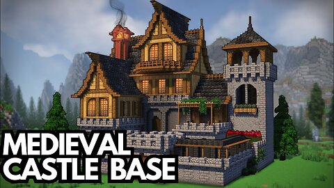 Minecraft: How to build a Medieval Castle Base | Full Tutorial