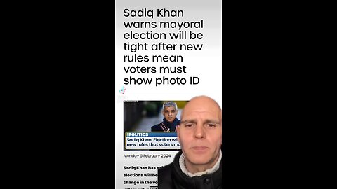 SADIQ KHAN IS WORRIED