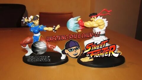Street Fighter Ryu e Chun-Li Coleção Street Fighter Planeta Deagostini Unboxing