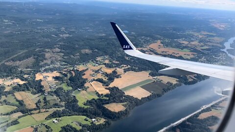 Beautiful Approach Oslo Airport Garermoen